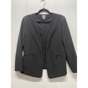 Vince Camuto Women's Blazer Size 12 Black Pre-Owned Great Condition